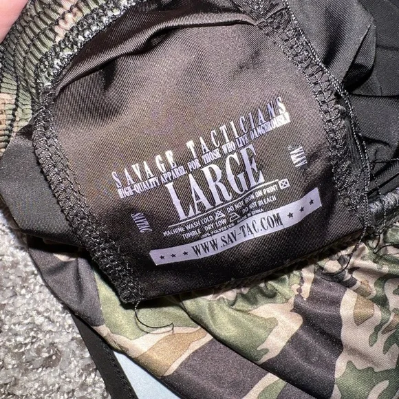 Savage Tacticians Camouflage Shorts Silkies - Picture 3 of 3